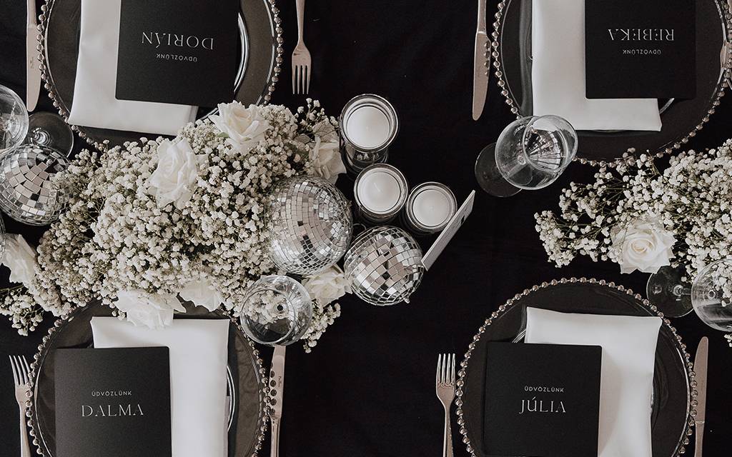 Winter wedding décor at Zala Springs