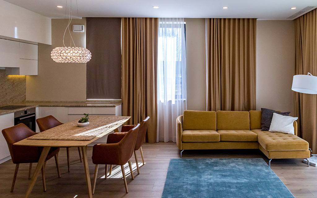Golf-Side apartment interior